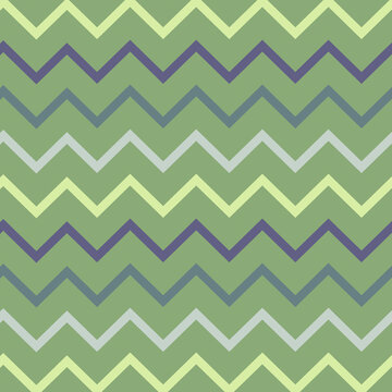 Seamless zig zag repetitive lines colorful texture pattern background illustration for printing clothing, textile, graphic design.