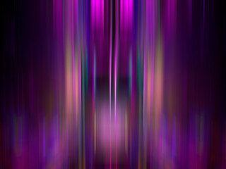 Glowing stripes abstract- 3d illustration with light effects