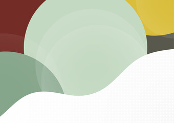 Colorful shapes on a white background, modern geometric pattern. Business or technology presentation design template, brochure or flyer template or geometric web banner. Vector