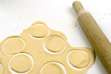 still life cooking homemade dumplings