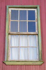 old wooden window