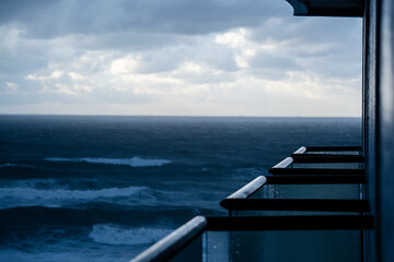 a winter day at the sea