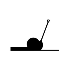 Snow removal vector isolated icon.