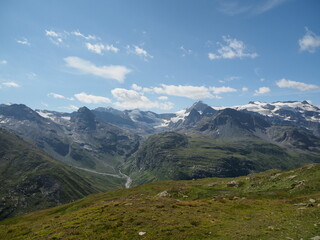 Obraz premium grand plan des Evettes et glacier du même nom, en haute maurienne