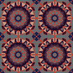 Seamless pattern with arabesques