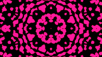 Abstract purple geometric seamless pattern background. Abstract Stripes Kaleidoscope. Psychedelic Colorful Kaleidoscope background. Disco Abstract Background