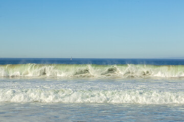 Waves on Blue Ocean