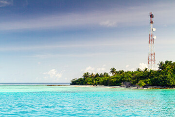tropical paradise island