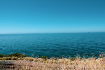 Deep Blue Ocean Views on the California Coast