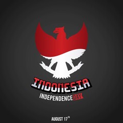 Happy Indonesia Independence Day Vector Illustration. Suitable for greeting card poster and banner.