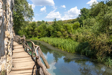 Fototapeta premium Iskar Panega Geopark along the Gold Panega River, Bulgaria