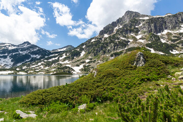 Fototapeta na wymiar Landscape of Popovo Lake, Pirin Mountain, Bulgaria