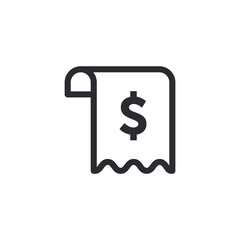 Document. Paper sign. Prepare document. Worksheet icon. File icon. File sharing. Receipt icon. Paper receipt. Invoice sign. Cashier. Report sign. Checkout receipt. Pay icon. Money sign. Finance symbol