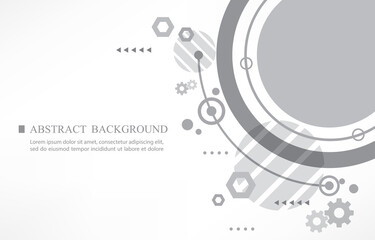 Abstract geometric technology data concept.white vector geometric background