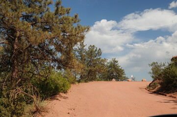 old dirt road at garden of the gods colorado