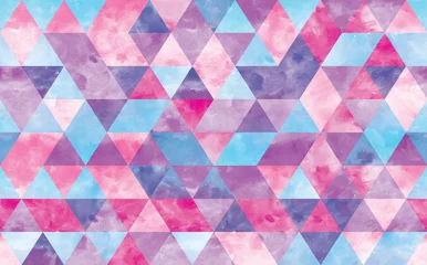  Illustration Seamless Pattern of Watercolored Fractals in Cotton Candy Colors. Repeating patterns are great for textile design, packaging, or webpage backgrounds. © DezziDesign