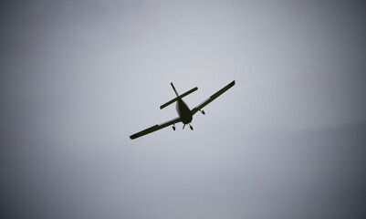 airplane in the sky