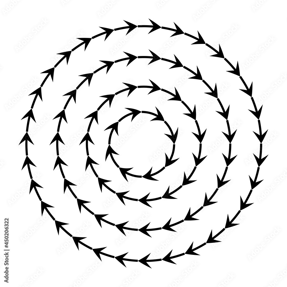 Poster circular arrows. chart icon vector set. cursor sign. recycle icon. forward icon. vector illustration