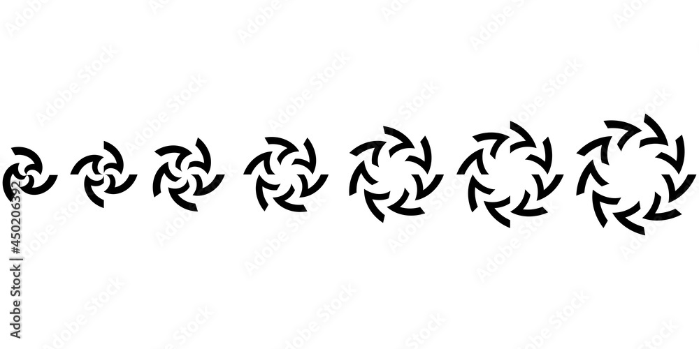 Poster circular arrows. chart icon vector set. cursor sign. recycle icon. forward icon. vector illustration