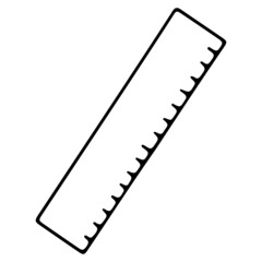 Vector illustration of the office, simple icons, scissors, paper clips, ruler, paper clip, compasses