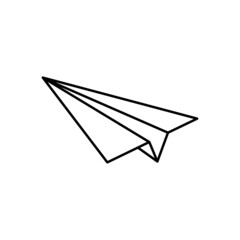 Paper Plane icon vector design templates on white background
