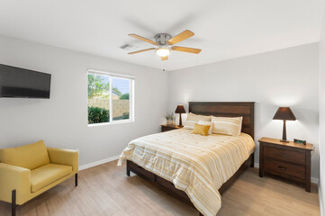 Modern White bedroom