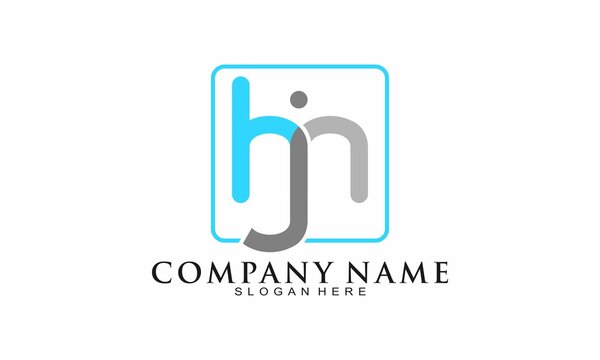 Letter hjm simple logo design