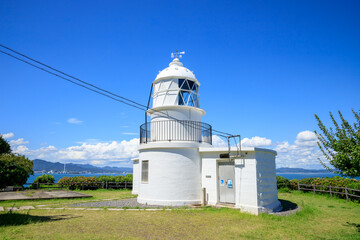 夏の部埼灯台　福岡県北九州市　Hesaki Lighthouse in summer Fukuoka-ken Kitakyusyu city
