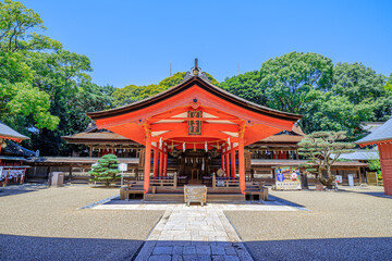 夏の住吉神社　山口県下関市　Sumiyoshi shrine in summer Yamaguchi-ken Shimonoseki city