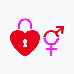 love lock and sex symbol