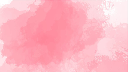 Pink watercolor background for your design, watercolor background concept, vector.