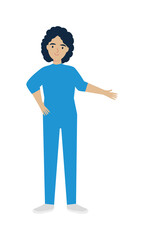 nurse woman standing