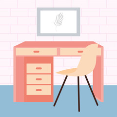 home office workspace