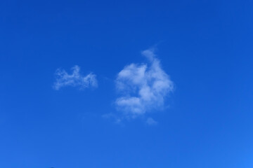 White clouds in the blue sky, background of white clouds in the sky