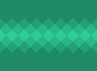 Green cyan color Gradient background, Square shape seamless design for your business for inserting your text.