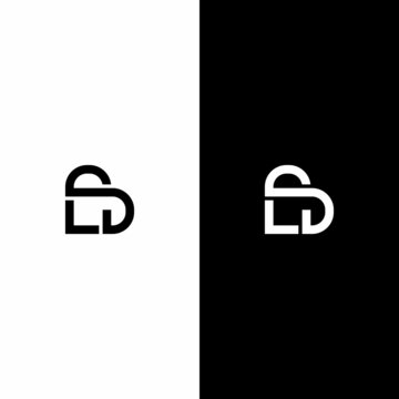 letter LS, SL love logo unique