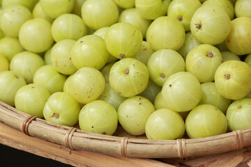gooseberry in market, Bangkok Thailand