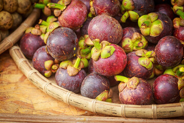 mangosteen on the market