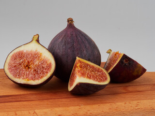fig isolated on white background, clipping path, full depth of field