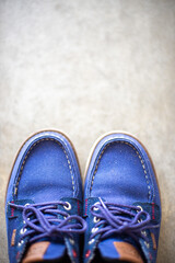青い靴