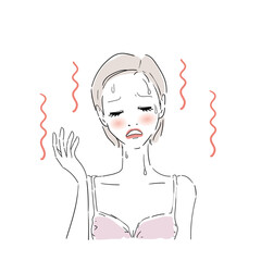 ほてり　女性