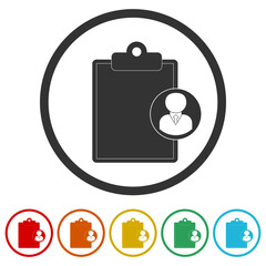 Skill realization ring icon for web design isolated on white background