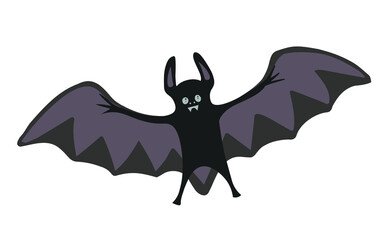 bat silhouettes - Halloween vector illustration