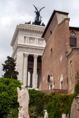 Obraz premium The Vittoriano in Rome on a summer day