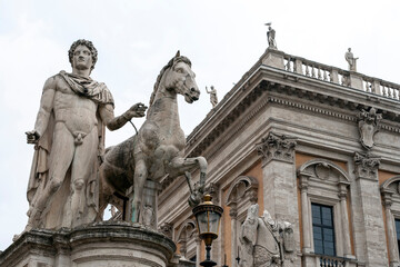 Statue dei Dioscuri al Campidoglio in the Campidoglio square