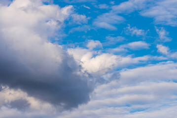Cloudscape.Dramatic sky with stormy clouds,Nature clouds background