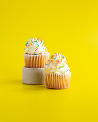 cupcakes with sprinkles