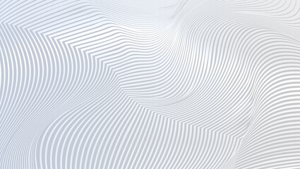 Silver gray wavy line texture abstract background