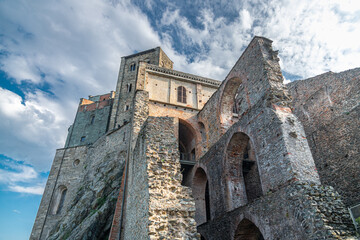 Sacra di San Michele (Saint Michael's Abbey), which is located on an 26-metre base at 960 metres...