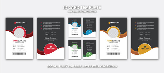 Creative Office ID Card Template